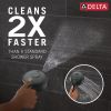 DELTA Universal Showering Components 5-Setting HydroRain with ProClean — Matte Black