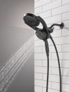 DELTA Universal Showering Components 5-Setting HydroRain with ProClean — Matte Black