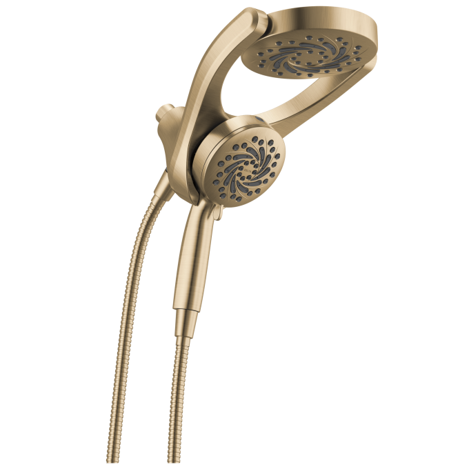 DELTA Universal Showering Components 5-Setting HydroRain with ProClean — Champagne Bronze