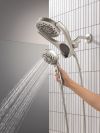 DELTA Universal Showering Components 5-Setting HydroRain with ProClean — Spotshield Brushed Nickel