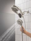DELTA Universal Showering Components 5-Setting HydroRain with ProClean — Spotshield Brushed Nickel