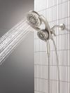 DELTA Universal Showering Components 5-Setting HydroRain with ProClean — Spotshield Brushed Nickel