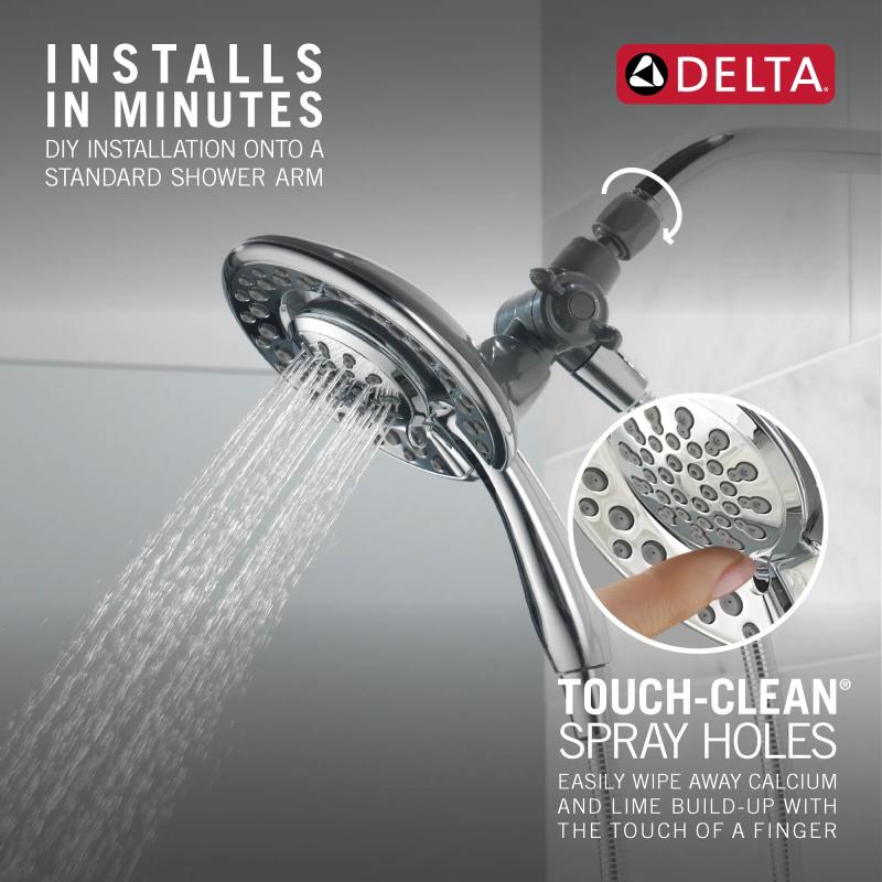 DELTA Universal Showering Components 4-Setting In2ition — Chrome