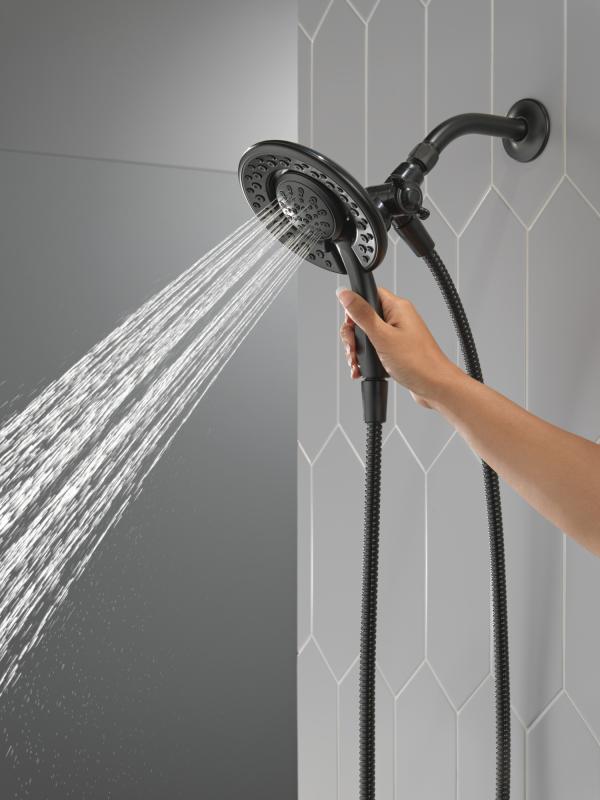 DELTA Universal Showering Components 4-Setting In2ition — Matte Black