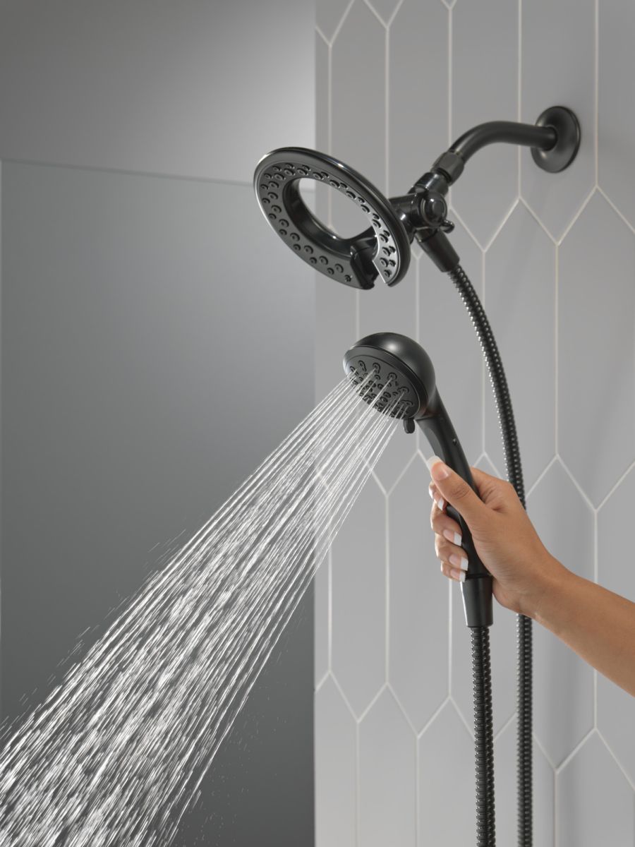 DELTA Universal Showering Components 4-Setting In2ition — Matte Black