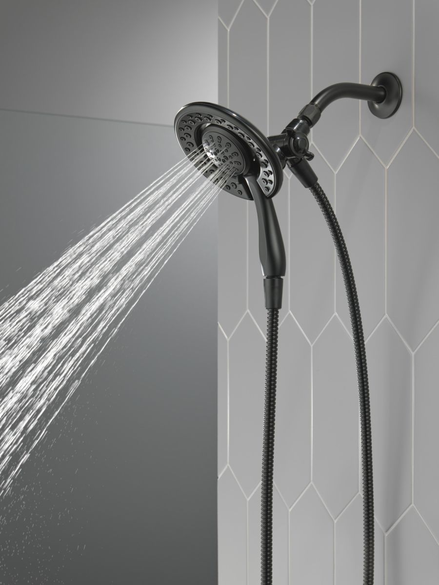 DELTA Universal Showering Components 4-Setting In2ition — Matte Black