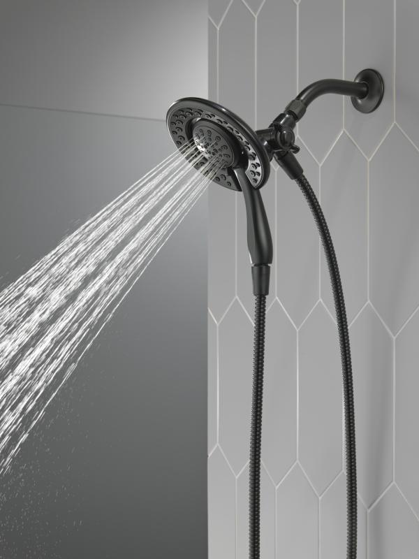 DELTA Universal Showering Components 4-Setting In2ition — Matte Black