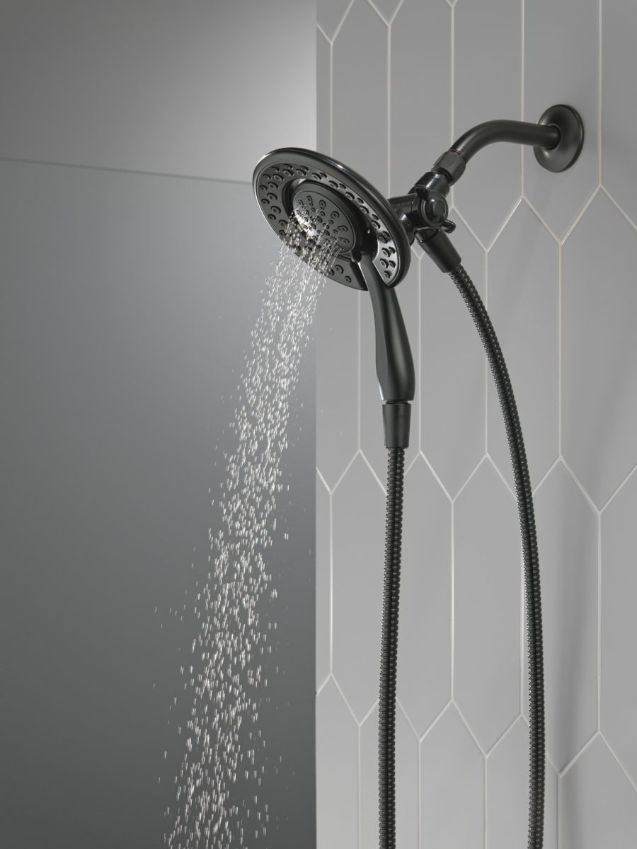 DELTA Universal Showering Components 4-Setting In2ition — Matte Black