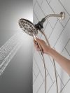 DELTA Universal Showering Components In2ition 4-Setting Two-in-One Shower — Spotshield Brushed Nickel