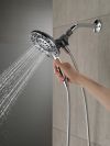DELTA Universal Showering Components In2ition 4-Setting Two-in-One Shower — Chrome