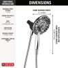 DELTA Universal Showering Components In2ition 4-Setting Two-in-One Shower — Chrome