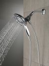 DELTA Universal Showering Components In2ition 4-Setting Two-in-One Shower — Chrome