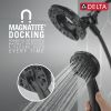 DELTA Universal Showering Components In2ition 4-Setting Two-in-One Shower — Matte Black