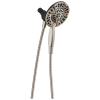 DELTA Universal Showering Components In2ition 4-Setting Two-in-One Shower — Satin Nickel