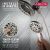 DELTA Universal Showering Components In2ition 4-Setting Two-in-One Shower — Satin Nickel