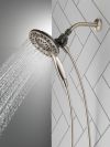 DELTA Universal Showering Components In2ition 4-Setting Two-in-One Shower — Satin Nickel