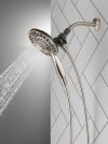 DELTA Universal Showering Components In2ition 4-Setting Two-in-One Shower — Satin Nickel