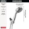 DELTA Universal Showering Components 5 Setting Hand Shower — Chrome