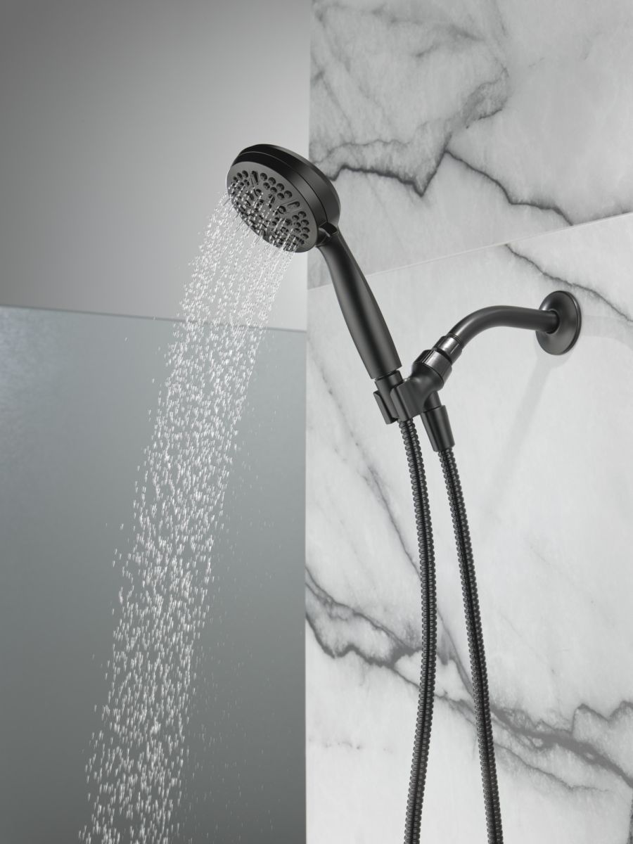 DELTA Universal Showering Components 5 Setting Hand Shower — Matte Black
