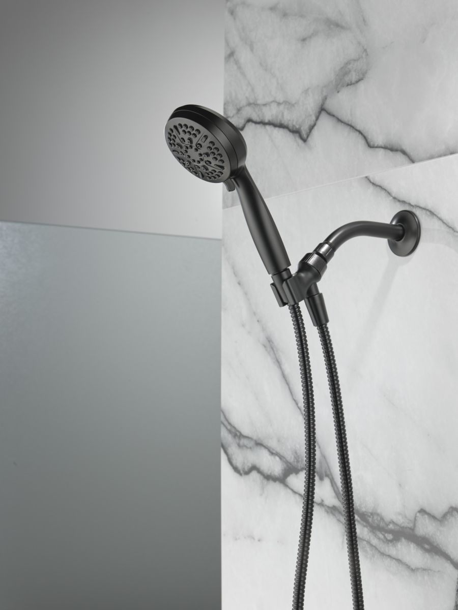DELTA Universal Showering Components 5 Setting Hand Shower — Matte Black
