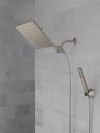 DELTA Universal Showering Components 10 inch Raincan Shower Head & Hand Held Combo with Adjustable Extension Arm — Spotshield Brushed Nickel