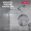 DELTA Universal Showering Components 10 inch Raincan Shower Head & Hand Held Combo with Adjustable Extension Arm — Chrome