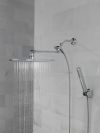 DELTA Universal Showering Components 10 inch Raincan Shower Head & Hand Held Combo with Adjustable Extension Arm — Chrome