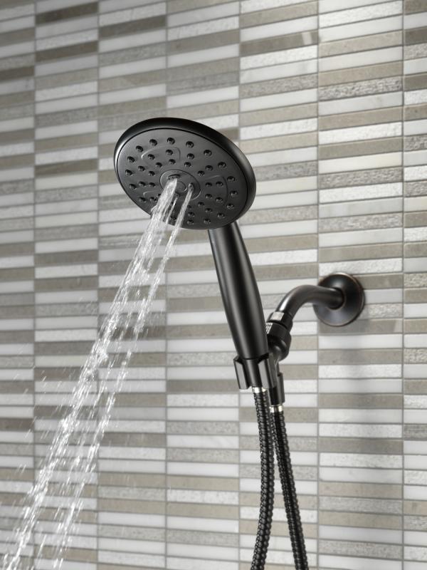 DELTA Universal Showering Components Porter 3-Setting Hand Shower — Oil Rubbed Bronze