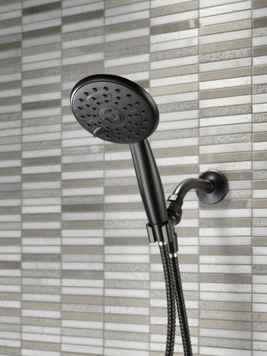 DELTA Universal Showering Components Porter 3-Setting Hand Shower — Oil Rubbed Bronze
