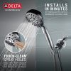 DELTA Universal Showering Components H2Okinetic 6-Setting Hand Shower — Chrome