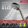 DELTA Universal Showering Components H2Okinetic 6-Setting Hand Shower — Satin Nickel