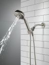 DELTA Universal Showering Components H2Okinetic 6-Setting Hand Shower — Satin Nickel