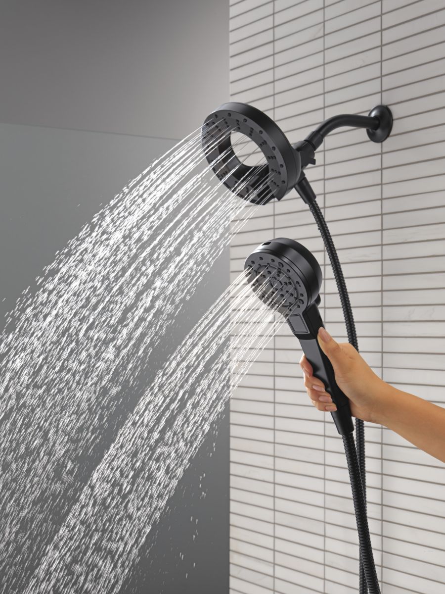DELTA Universal Showering Components 5-Setting In2ition with ProClean — Matte Black