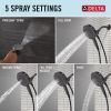 DELTA Universal Showering Components 5-Setting In2ition with ProClean — Matte Black