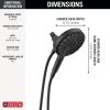 DELTA Universal Showering Components 5-Setting In2ition with ProClean — Matte Black