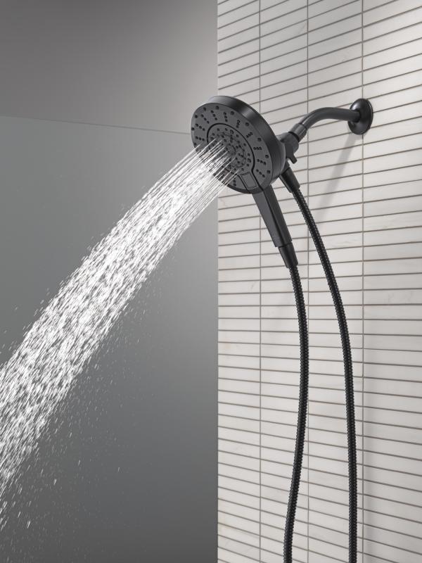 DELTA Universal Showering Components 5-Setting In2ition with ProClean — Matte Black
