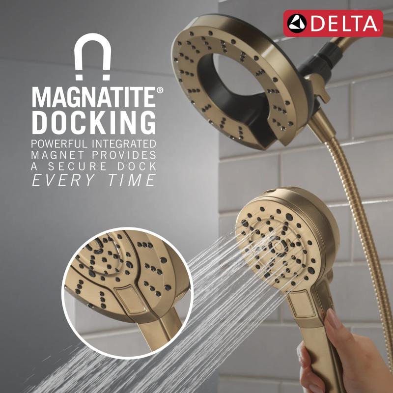 DELTA Universal Showering Components 5-Setting In2ition with ProClean — Champagne Bronze