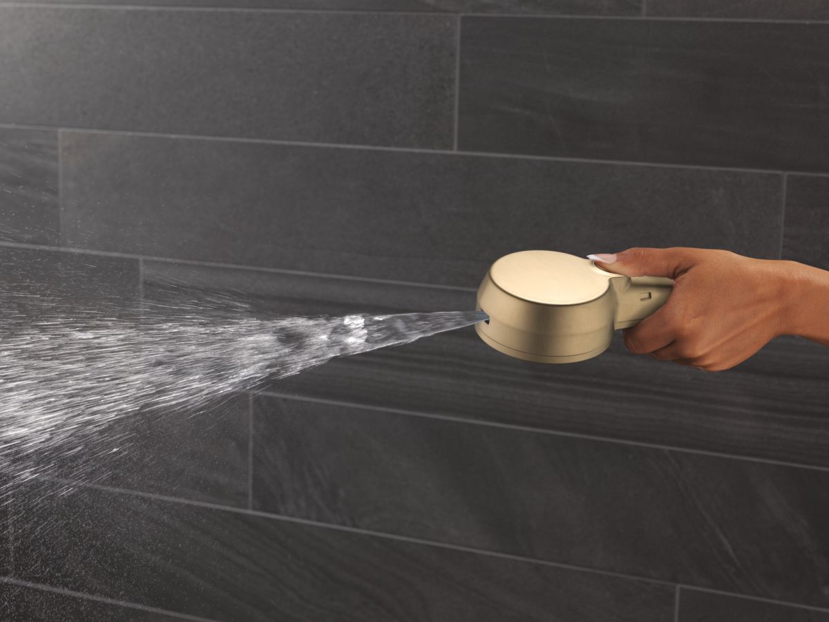 DELTA Universal Showering Components 5-Setting In2ition with ProClean — Champagne Bronze