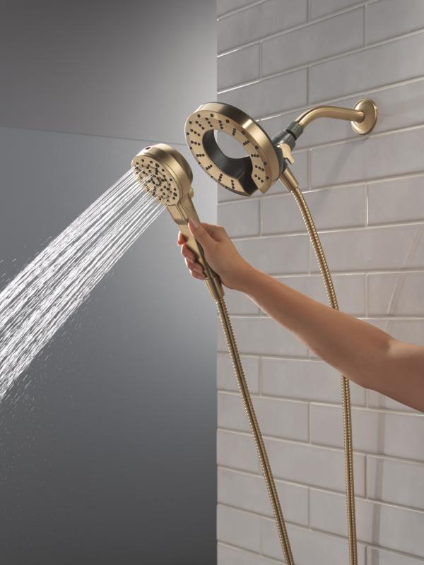 DELTA Universal Showering Components 5-Setting In2ition with ProClean — Champagne Bronze