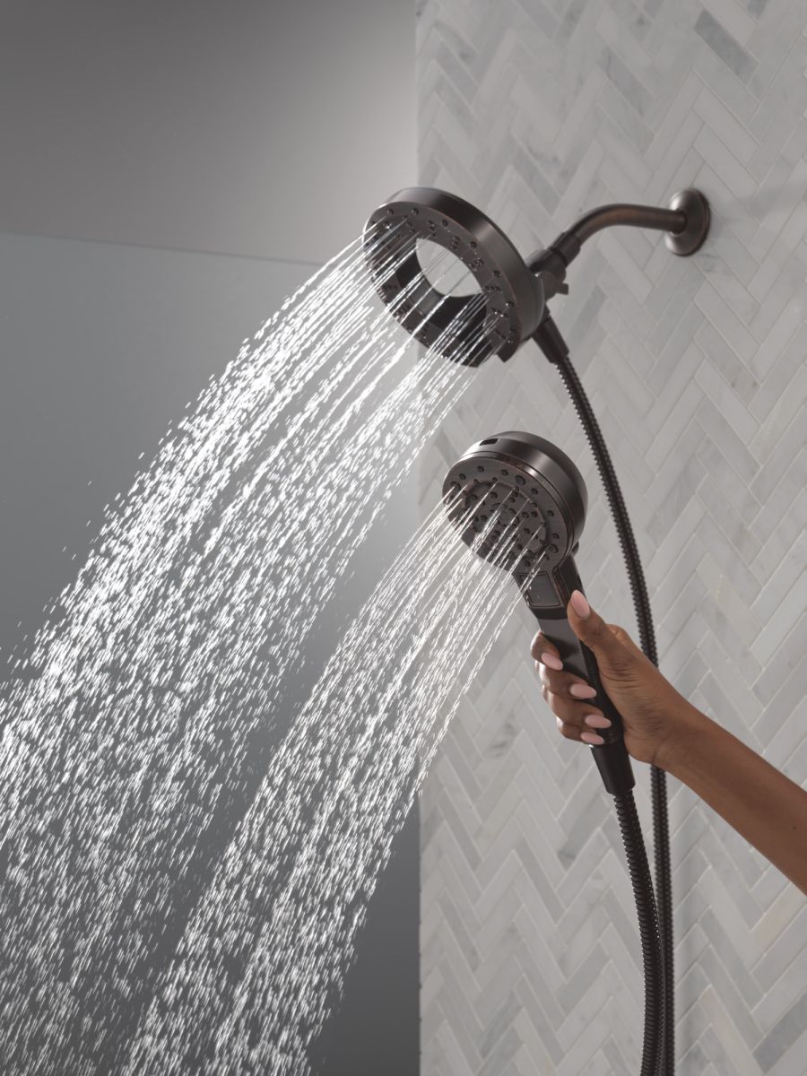 DELTA Universal Showering Components 5-Setting In2ition with ProClean — Venetian Bronze