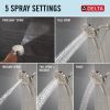DELTA Universal Showering Components 5-Setting In2ition with ProClean — Spotshield Brushed Nickel