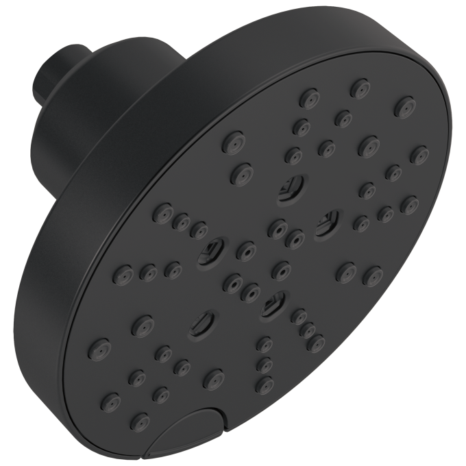 DELTA Universal Showering Components H2Okinetic 5-Setting Shower Head — Matte Black