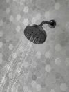 DELTA Universal Showering Components H2Okinetic 5-Setting Shower Head — Matte Black