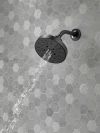 DELTA Universal Showering Components H2Okinetic 5-Setting Shower Head — Matte Black