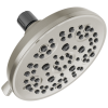 DELTA Universal Showering Components 5-Setting Shower Head — Spotshield Brushed Nickel