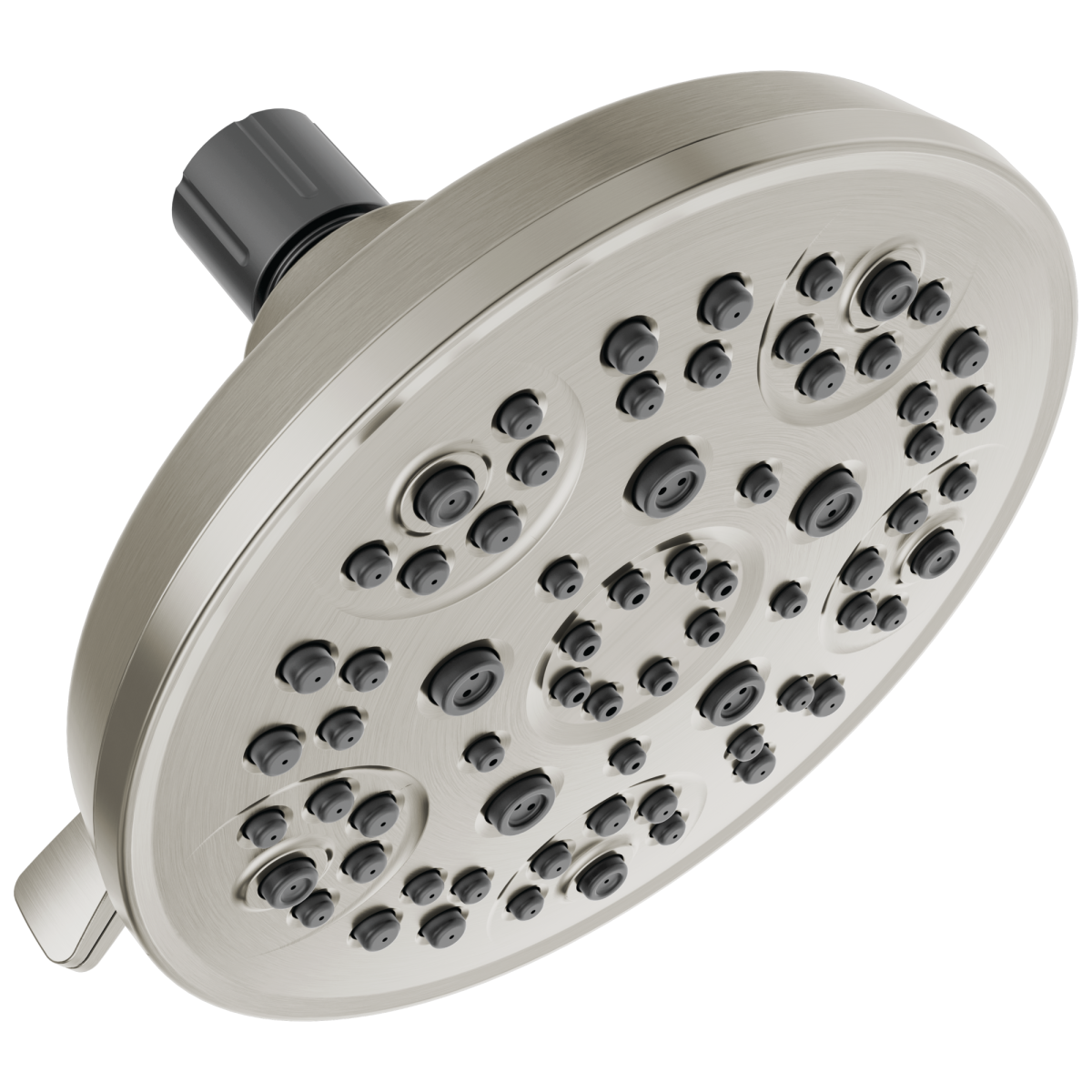 DELTA Universal Showering Components 5-Setting Shower Head — Spotshield Brushed Nickel