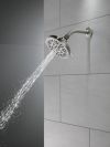 DELTA Universal Showering Components 5-Setting Shower Head — Spotshield Brushed Nickel