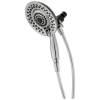 DELTA Universal Showering Components In2ition 5-Setting Two-in-One Shower — Chrome