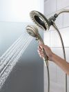 DELTA Universal Showering Components In2ition 5-Setting Two-in-One Shower — Spotshield Brushed Nickel