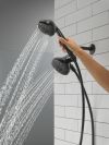 DELTA Universal Showering Components 5 function Combo Pack with Anywhere Mount — Matte Black